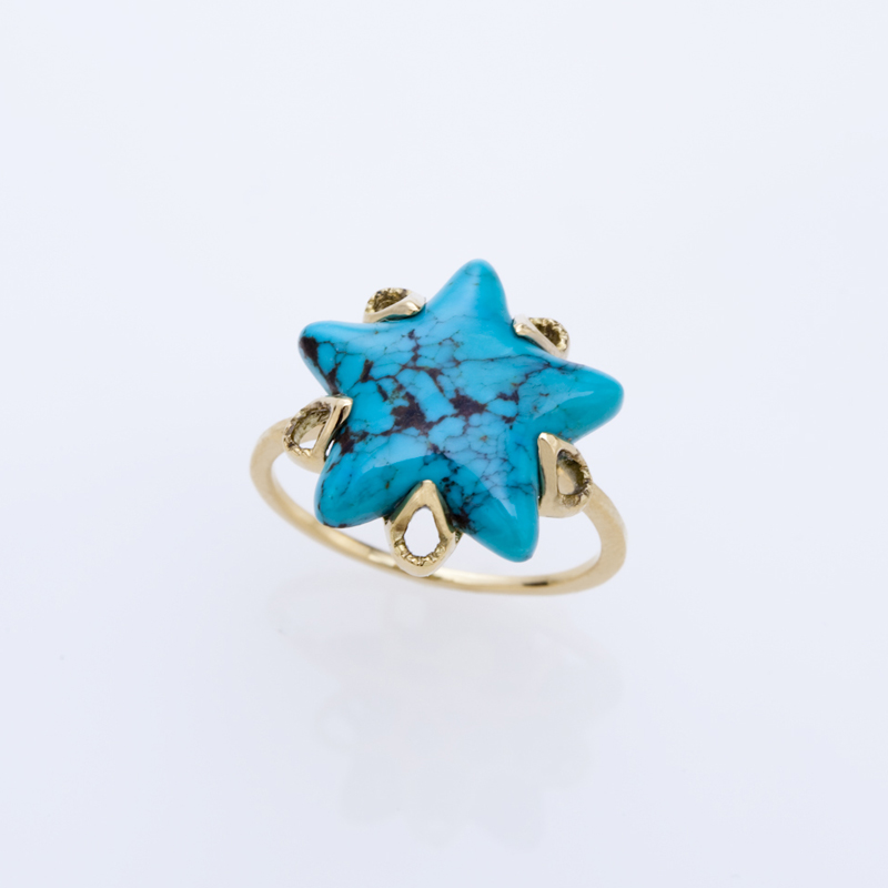 STAR TURQUOISE ring